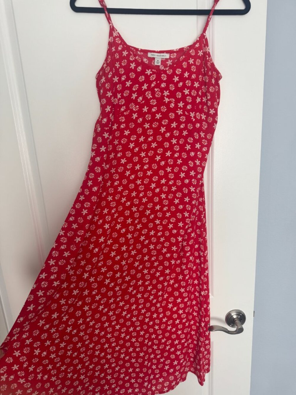 Free Assembly Red Maxi Dress